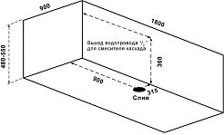 Bas Акриловая ванна Ньюлав 180х90 – фотография-5